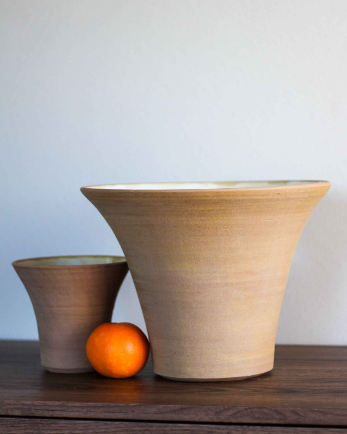 A pair of pots