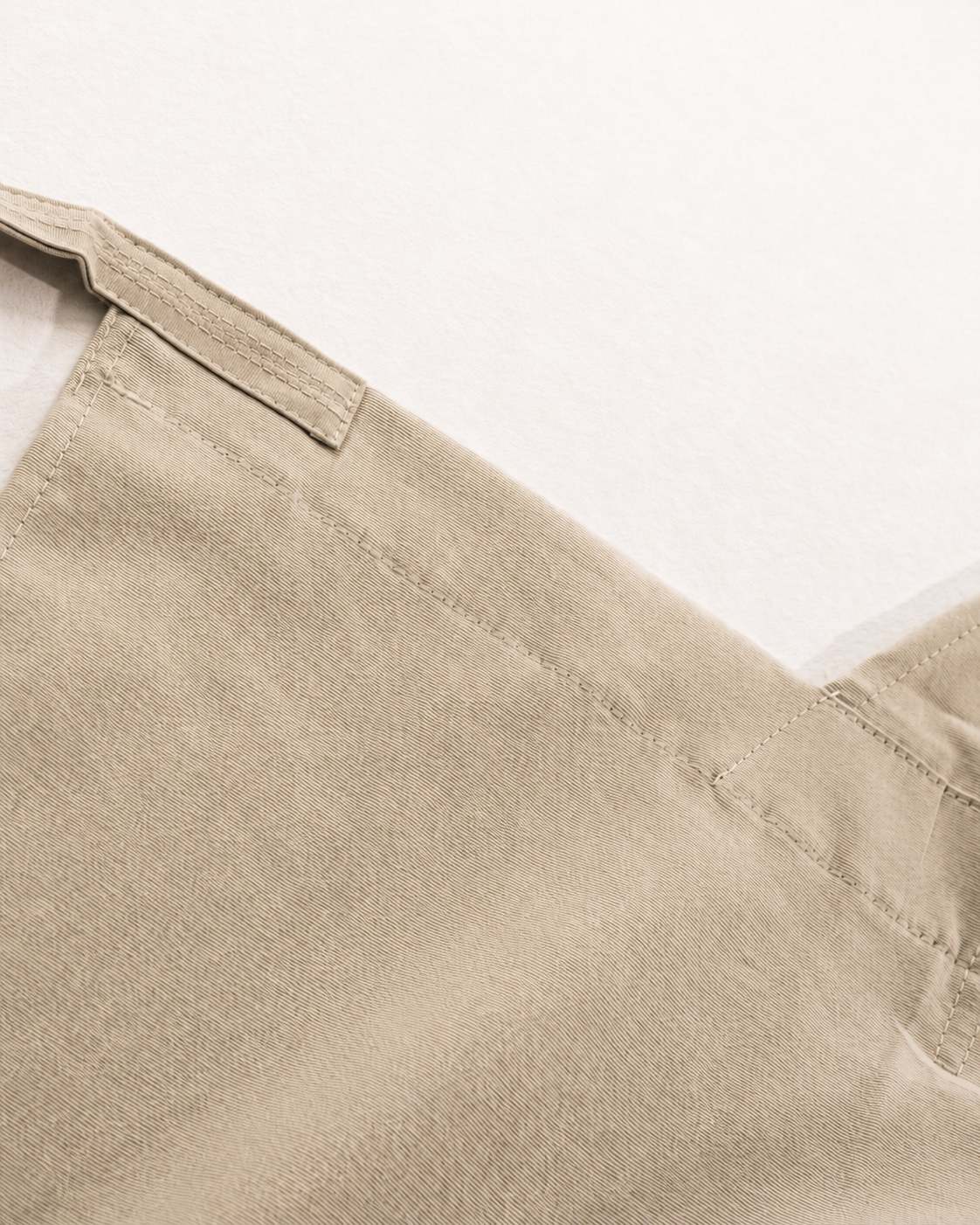 Fartuch garncarski Linen beige bez kieszeni - Alike Pottery Studio