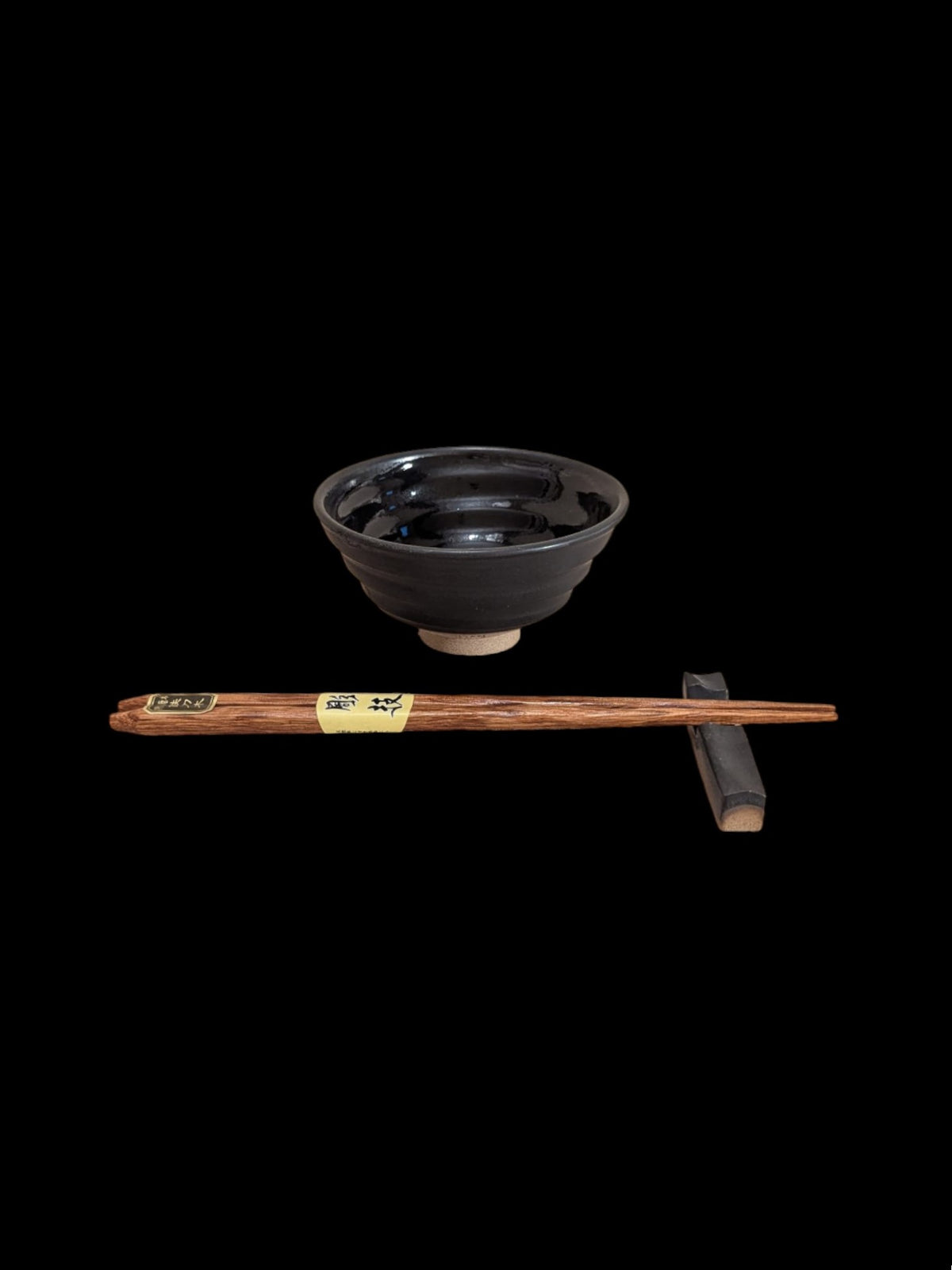 Miseczka do ryżu z podstawką na pałeczki. Donburi + Hashioki - Alike Pottery Studio