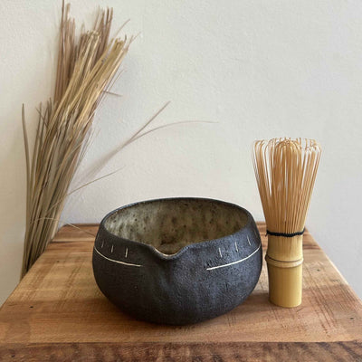 Matcha Bowl – Handmade Ceramics | White Horizon Series 330ml