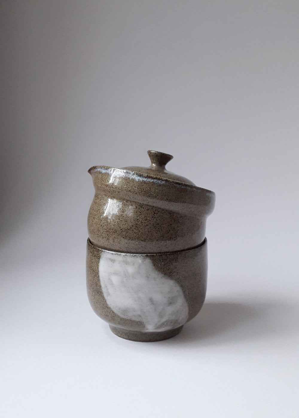 Shiboridashi and teacup "Granit" [100ml + 130ml]