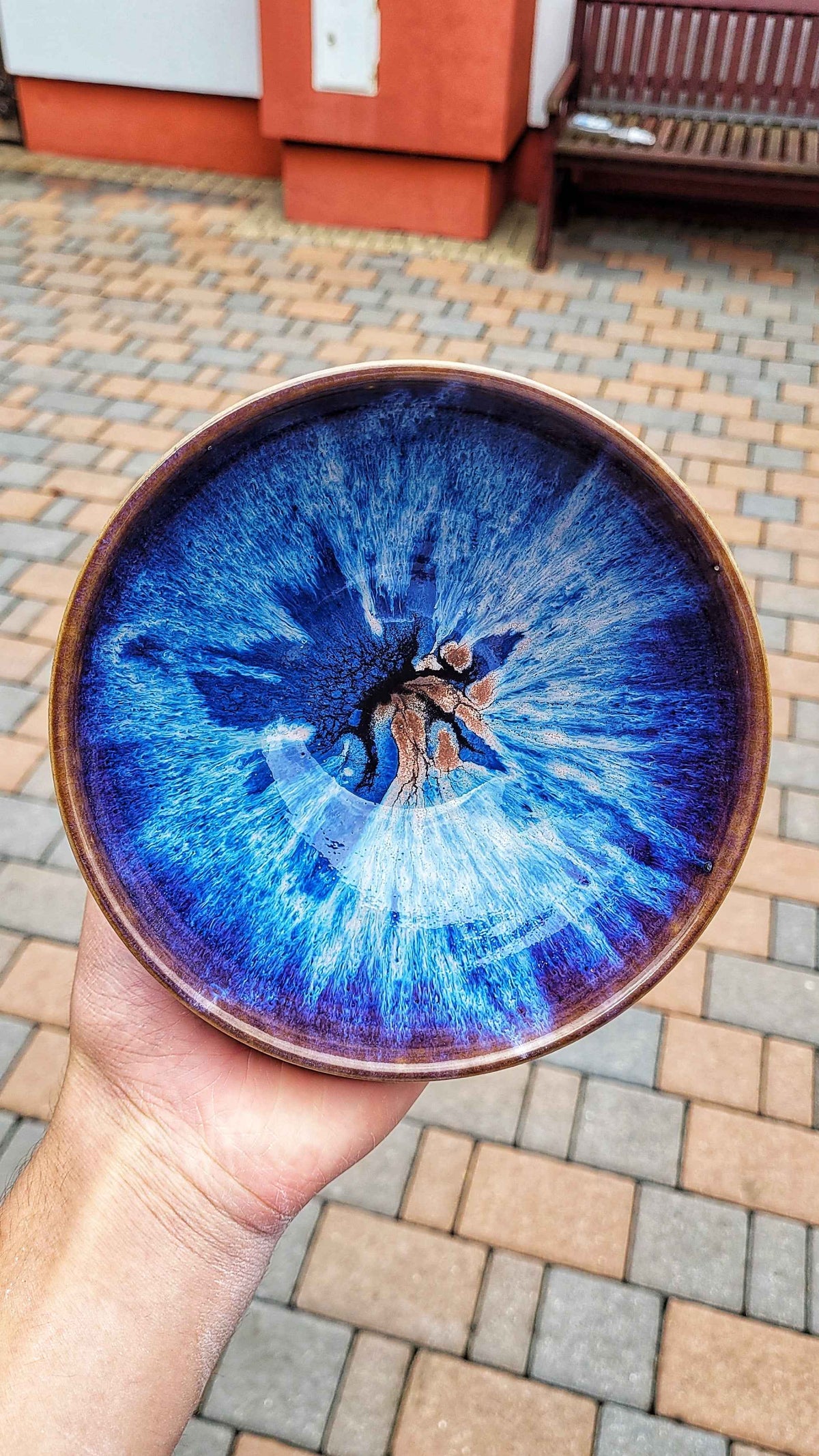 KJ-111 Stoneware Glaze Nebula Blue 473ml