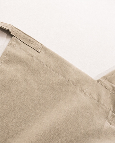 Fartuch garncarski Linen beige bez kieszeni - Alike Pottery Studio